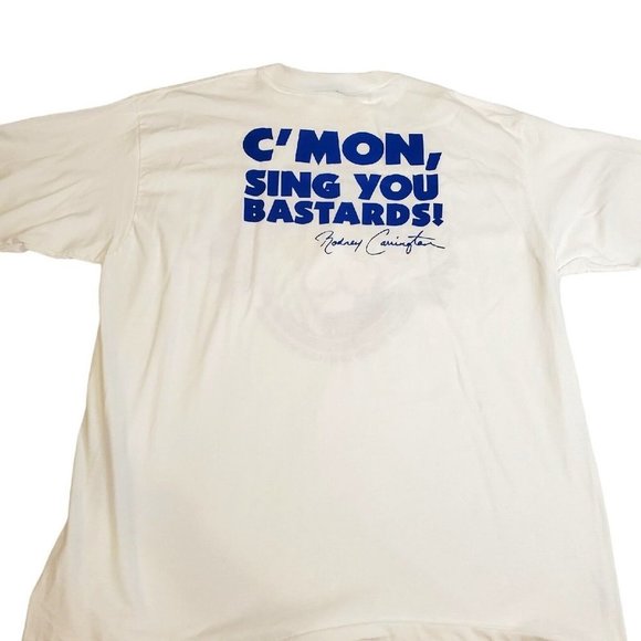 Vintage 90s Comedian Rodney Carrington Deadstock Tshirt XL White Single Stitch - Picture 3 of 8